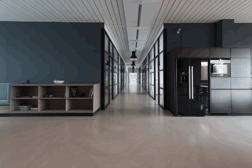 Modern office workspace